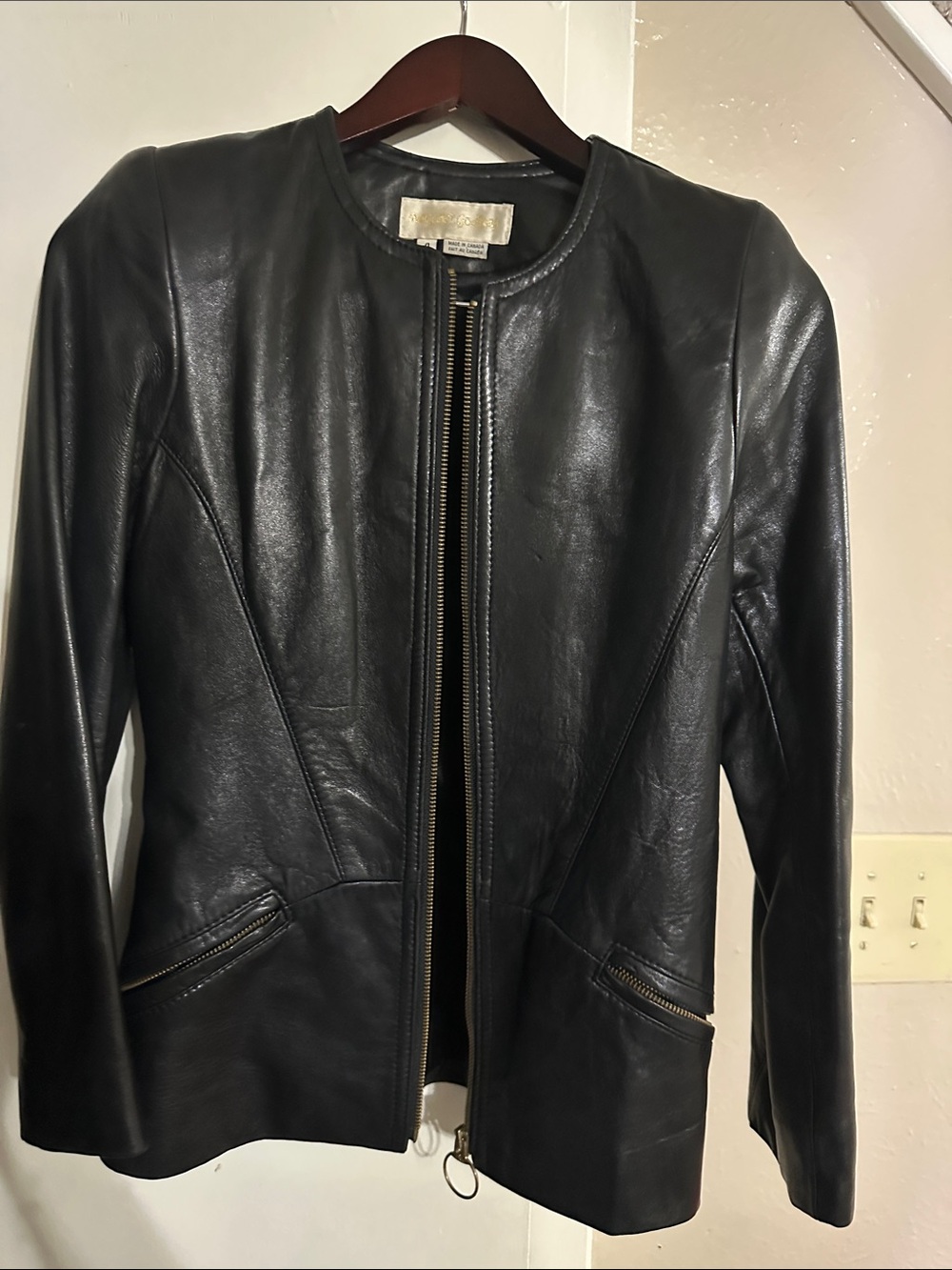 Margaret Godfrey vintage leather jacket